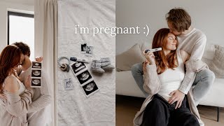 IM PREGNANT finding out and surprising my husband [upl. by Marabel380]