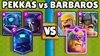 PEKKAS vs BARBAROS  OLIMPIADAS de CLASH ROYALE [upl. by Selrahc]