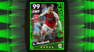 Trick To Get 99 Rated G Martinelli From Potw Worldwide Oct 12 23 Pack  eFootball 2024 Mobile [upl. by Shabbir233]