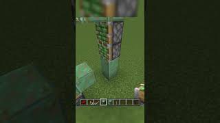 3x2 Piston Door Slim minecraft tutorial redstone doors pistons shorts [upl. by Merrow]