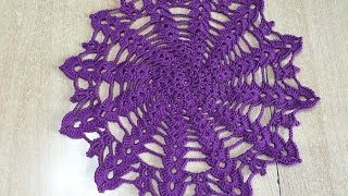 Tuto Napperon au crochet spécial gaucher [upl. by Jabin255]