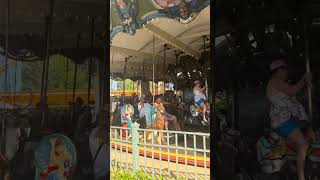 Carousel Ride  Dorney Park Rides  Dorney Park Tourshortfeedshortvideo dorneyparkshort [upl. by Abott630]