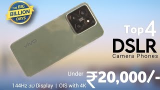 Top 4 Camera Phones Under 20000 in Flipkart BBD Sale 2024  OIS  4K  144Hz  Phone Under 20000 [upl. by Garrard14]