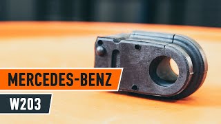 Wie MERCEDES W203 Stabigummis hinten wechseln AUTODOC TUTORIAL [upl. by Satterfield562]