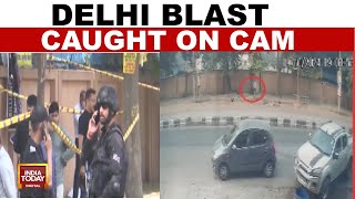 Watch Moment Explosion Took Place Near CRPF School In Delhi [upl. by Lona]