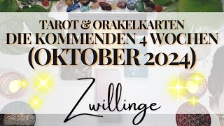 ♡ ZWILLINGE ☆ Der nächste Schritt  Selbstverwirklichung ☆ Oktober 2024 ☆ Tarot und Orakelkarten ♡ [upl. by Horowitz]