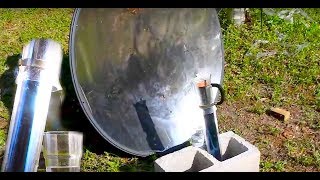 SOLAR Distilled Water Evacuated solar tube simple HOMEMADE STILL [upl. by Akinit]