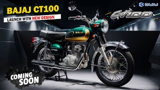 Bajaj Upcoming New Retro CT100 Bike Launch in India🤩Price amp Launch Date Bajaj CT100 Retro Bike 2025 [upl. by Yaeger]