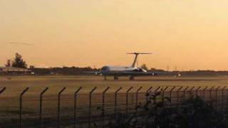 Ilyushin Il62M Landing amp Takeoff  TLL [upl. by Ateiluj]