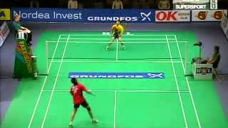 long rally  Lee Chong Wei vs Hafiz Hashim 2005 Denmark Open [upl. by Albertine466]