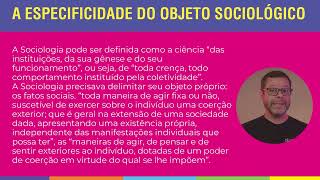 Sociologia no vestibular UFPR  Um toque de clássicos capítulo 2 [upl. by Gnilyam]