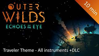 Outer Wilds Echoes of the Eye OST  Traveler Theme  All 7 instruments  10 minute version [upl. by Lubin]