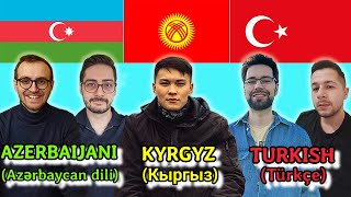 Can Turkish Speakers Understand Kyrgyz [upl. by Hsuk]