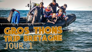 À LA RECHERCHE DES GROS THONS 🎣 TRIP BRETAGNE  JOUR 1 185 [upl. by Zetnauq]