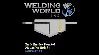 Twin Engine Bracket Mounting Height [upl. by Aloise]