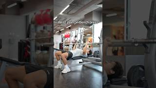 How to avoid wrist pain on a bench press [upl. by Syl]