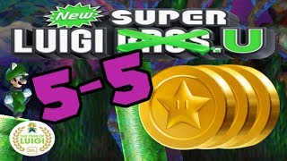 New Super Luigi U Soda Jungle5 Deepsea StoneEyes All Star Coins and SECRET EXIT [upl. by Ymmat]