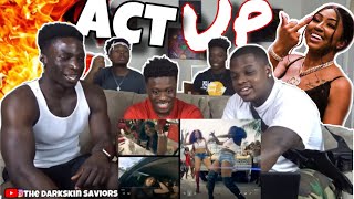 City Girls  Act Up Official Music VideoReaction [upl. by Eidurt430]