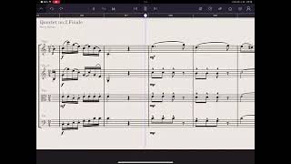 String quartet 2 Finale reupload  on Staffpad app [upl. by Ibrad]