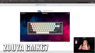 ZUOYA GMK67 SOFTWARE  TEST AND KEY MAPPING [upl. by Rolanda]