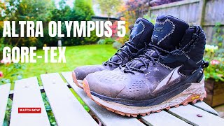 Altra Olympus 5 GTX vs Lone Peak ALLWTR Mid  Which Trail Shoe is Right For You [upl. by Morey]