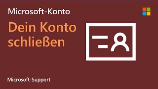 So schließt du dein MicrosoftKonto  Microsoft [upl. by Erdrich]