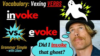 invoke vs evoke verbs [upl. by Bayard]