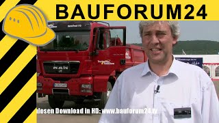 MAN Trucks  LKW für den Bau Report Tiefbau Live [upl. by Ahsinar]