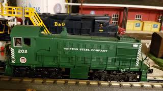 MTH Premier Weirton Steel ALCO S2 202 Switcher A Closer Look 👀 [upl. by Yecnuahc]