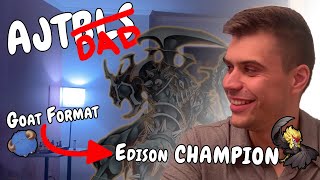 This GOAT player OWNS Edison 1st Place Blackwing Deck Profile with AJTBLSyugioh [upl. by Alahs427]