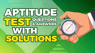 How to Pass Aptitude Test Questions with Answers and Solutions [upl. by Tirreg308]