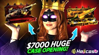 7000 HUGE CASE OPENING ON HELLCASE   Hellcase Promo Code 2024  Hellcase Case Opening [upl. by Marline334]