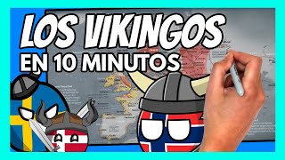 ✅ Resumen de la HISTORIA de los VIKINGOS en 10 minutos [upl. by Kcirtapnhoj]