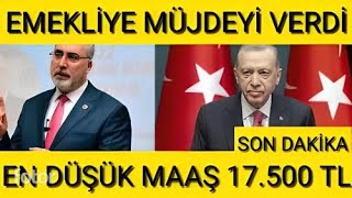 DUL YETİM EN DÜŞÜK EMEKLİ Engelli Maaş 17500Tl Ssk Bağkur 4A 4B 4C ne kadar sondakika [upl. by Datnow186]