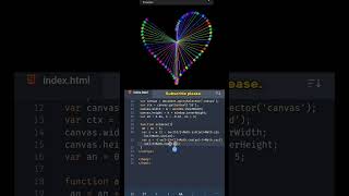 Heart Animation💖coding programming codinglife codingisfun javascript animation coder ytshot [upl. by Brody105]