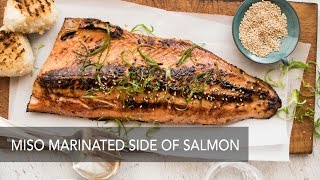 Miso Marinated Side of Salmon [upl. by Htebasile]