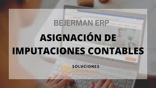 BEJERMAN ERP  Asignación de imputaciones contables [upl. by Brittney991]