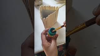 ice cream stick craft idea diy viralvideo crafthomedecor art icecreamstickcraftideas [upl. by Watters]