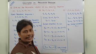 PART2 EXAMPLE PROBLEMS ON RECURRENCE RELAIONS  RECURRENCE RELATIONS [upl. by Neom617]