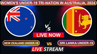 🔴New Zealand Under 19 vs Sri Lanka Under 19 Live Cricket Score amp Commentary [upl. by Allevon]