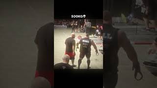 The Lift Of The Century💯 gym gymmotivation eddiehall motivation strongman strength [upl. by Anneehs]