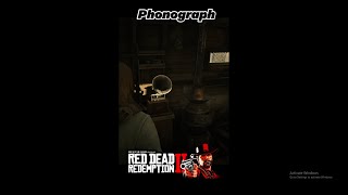 Phonograph 💽💽  Red Dead Redemption 2 rdr2 rdr2gameplay rdr2short gaming rdr2secret [upl. by Ebag]