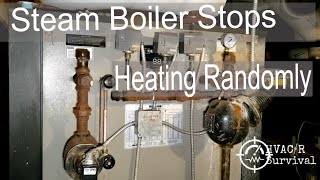 Steam Boiler Stops Heating Randomly [upl. by Dixie696]