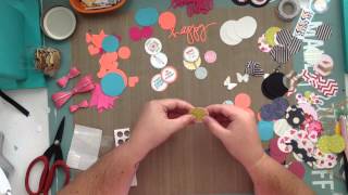 DIY scrapbooking Embellishments [upl. by Ury]