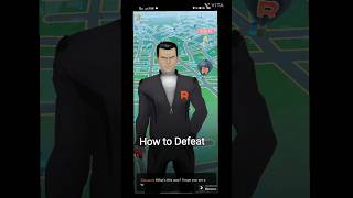 How to Defeat Giovanni in Pokemon goAugust pokemongo [upl. by Mlohsihc]