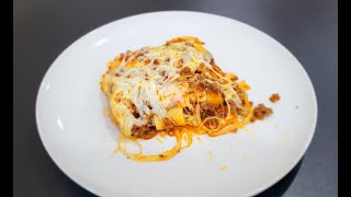 How to make Lasagna on a pan lasagnaeasyrecipe [upl. by Annayoj698]