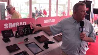 Simrad GO9 XSE  Miami Boat Show 2017 [upl. by Lewak]