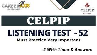 Celpip Listening Mock Test  Celpip Listening Test Practice With Answers [upl. by Shishko193]