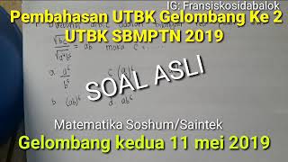 Pembahaan UTBK SBMPTN 2019 Soshum [upl. by Emili]