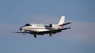 NetJets Citation Excel landing [upl. by Lihas]